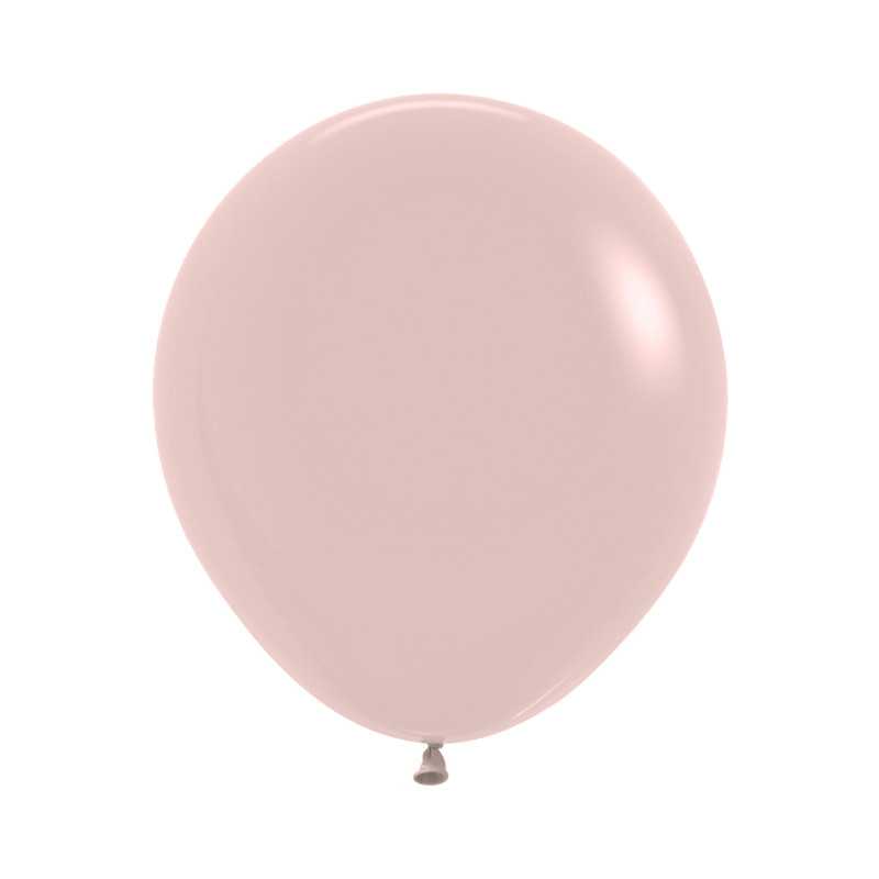 Round Balloons 18" (40cm) Nude Pink (Creamy Blush 058) – 25 Pcs