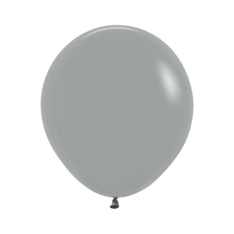Round Balloons 18" (40cm) Urban Grey (Urban Grey 082) – 25 Pcs
