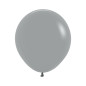 Ballons ronds 18" (40cm) gris urbain (Urban Grey 082) – 25 Pcs