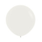 Ballons ronds 24" (60cm) blanc amande (Almond White 006) – 3  Pcs