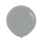 Ballons ronds 24" (60cm) gris urbain (Urban Grey 082) – 3  Pcs