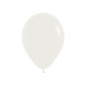 Ballons ronds 9" (23cm) blanc amande (Almond White 006) – 50 Pcs