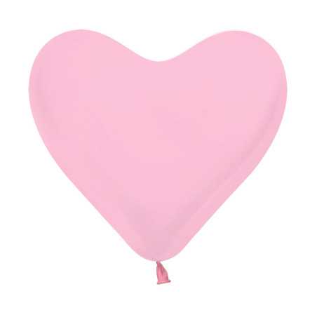 Heart Balloons 12inch (30cm) - Pink - 009 HRT12009 Sempertex UK