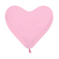 Heart Balloons 12" (30cm) Light Pink (Pink 009) – 50 Pcs