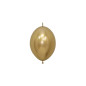 Ballons Link-O-Loon 6" (15cm) or chromé (Reflex Gold 970) – 25 Pcs