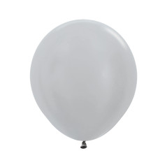 Ballons ronds 18inch (40cm) - Pearl Silver - 481 R18481 Sempertex France
