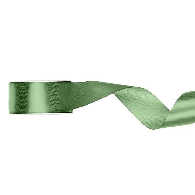 Ruban Satin Vert Sauge 25m
