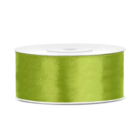 ruban-satin-vert-pomme-25mm-25m