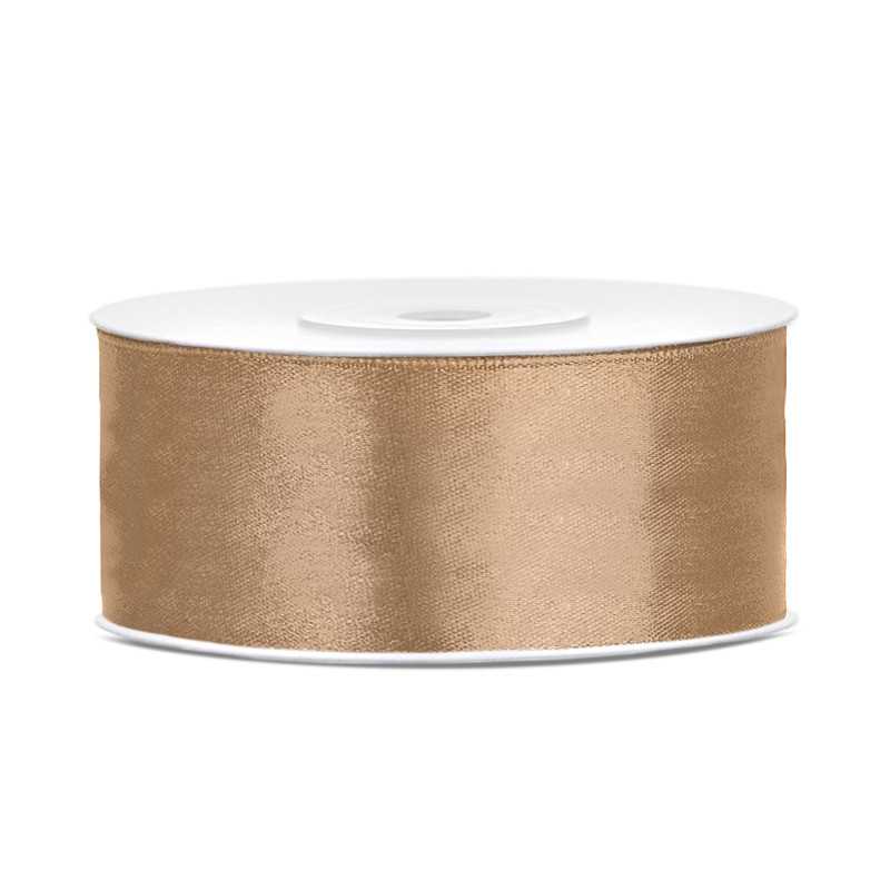 Ruban Satin Or clair 25m