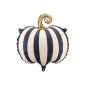 Ballon aluminium Citrouille rayée 38cm