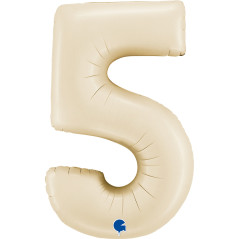 Chiffre 26inch (65cm) - 5 - Satin Crème - Sempertex France