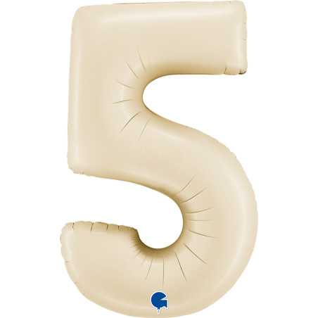 Number 26inch (65cm) - 5 - Satin Cream - Sempertex UK