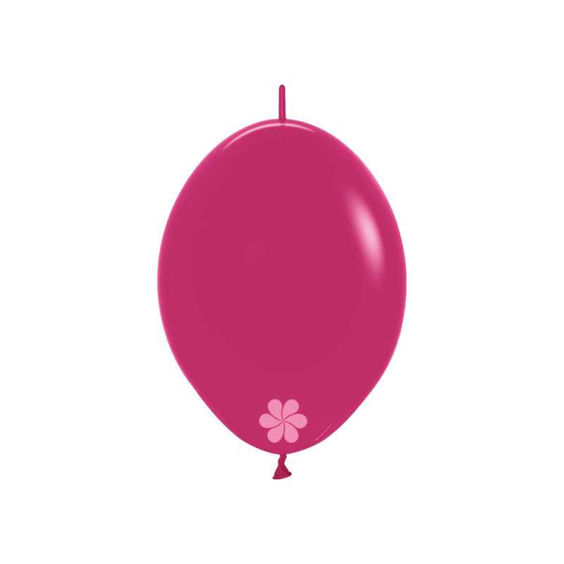 Ballons Link-O-Loon 6" (15cm) rose framboise (Cosmo Pink 013) – 50 Pcs