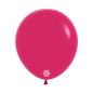 Ballons ronds 18" (40cm) rose framboise (Cosmo Pink 013) – 25 Pcs