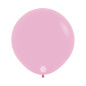 Ballons ronds 24" (60cm) rose bonbon (Candy Pink 008) – 3 Pcs