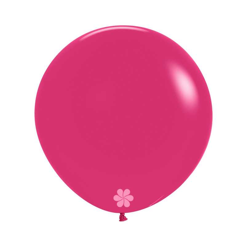 Ballons ronds 24" (60cm) rose framboise (Cosmo Pink 013) – 3 Pcs