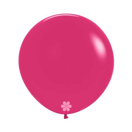 ballons-ronds-60cm-rose-framboise-sempertex-france