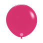 Ballons ronds 24" (60cm) rose framboise (Cosmo Pink 013) – 3 Pcs