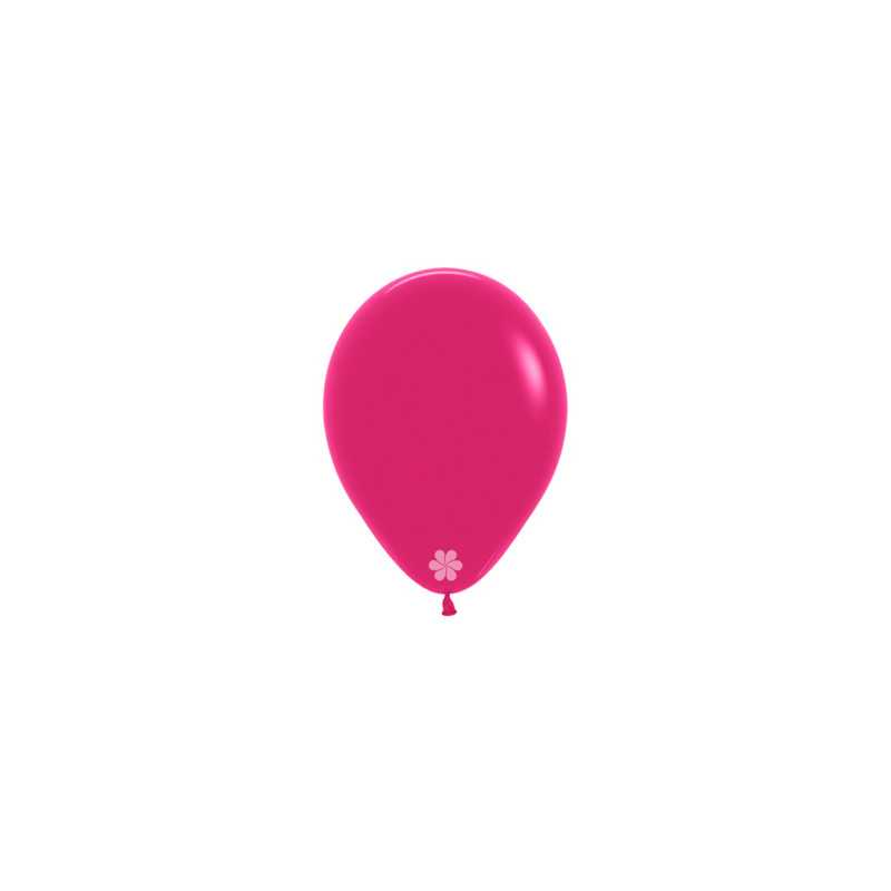 Ballons ronds 5" (12cm) rose framboise (Cosmo Pink 013) – 50 Pcs