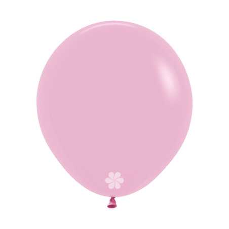 ballons-ronds-40cm-rose-bonbon-sempertex-france