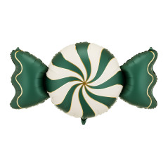 ballon-aluminium-bonbon-beige-vert-113cm