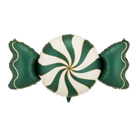 ballon-aluminium-bonbon-beige-vert-113cm
