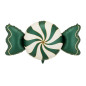 Ballon aluminium Bonbon beige et vert 113cm