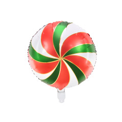 ballon-aluminium-candy-blanc-givre-rouge-vert-dore-35cm